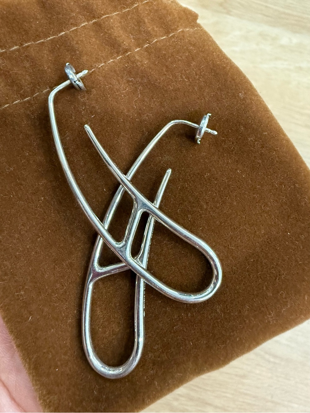 Hermès Chaine d'Ancre Punk (or Twist) Hoop Earring - Picture 7 of 7